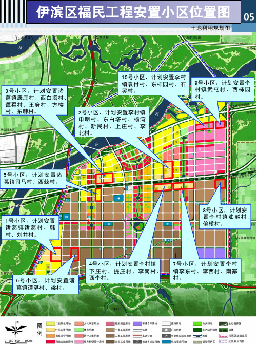 伊滨区福民工程安置小区位置图