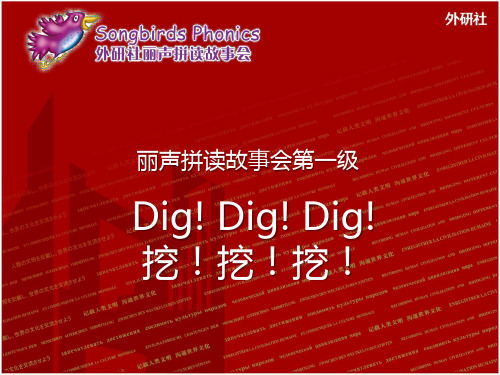 英语绘本一年级 课件 Dig, Dig, Dig!