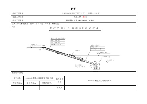 格宾石笼斜坡护岸工程单元质量评定附图