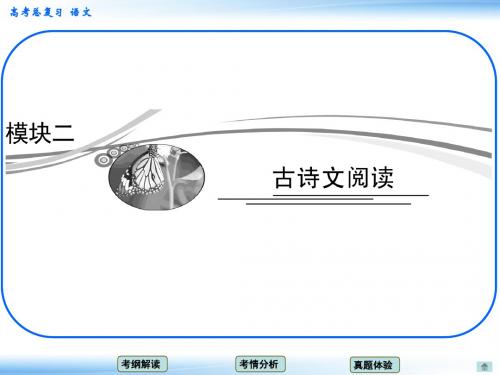 2019届高考新一轮语文总复习章节导航课件：第二章 文言文阅读(共38张PPT)