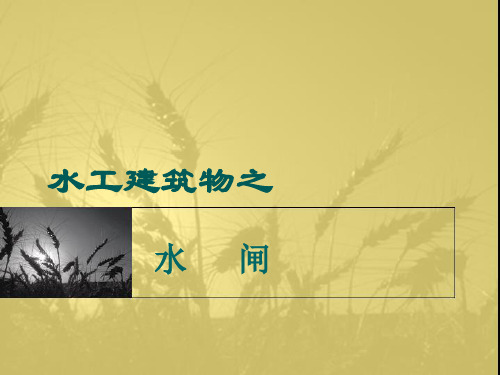7.水闸