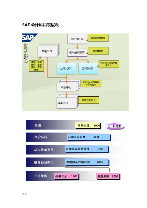 SAP科目表详解