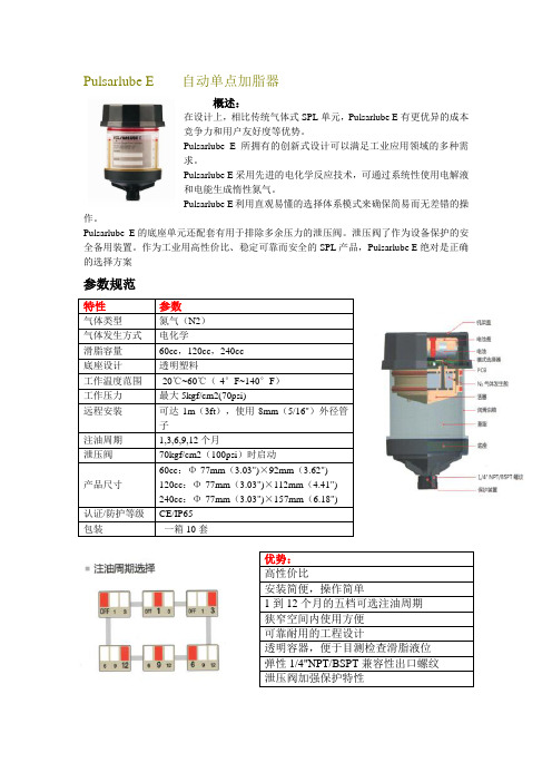 帕尔萨自动注油器pulsarlube