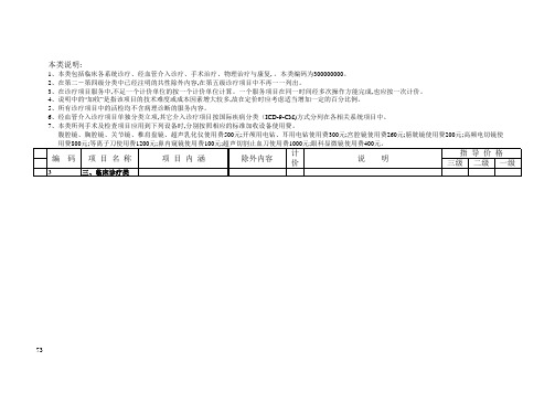 最新最全湖北省医疗服务项目价格(含未定价项目)