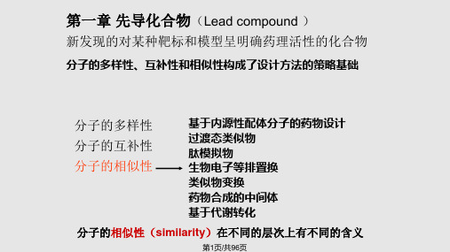 药物设计学先导化合物PPT课件