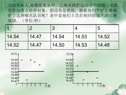 八年级数学方差1(PPT)3-1