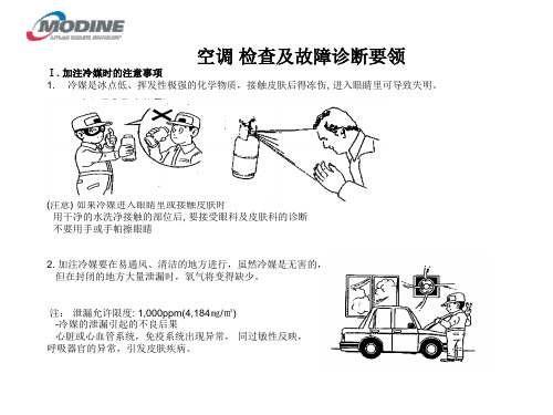 现代挖掘机-9系列空调 检查及故障诊断要领