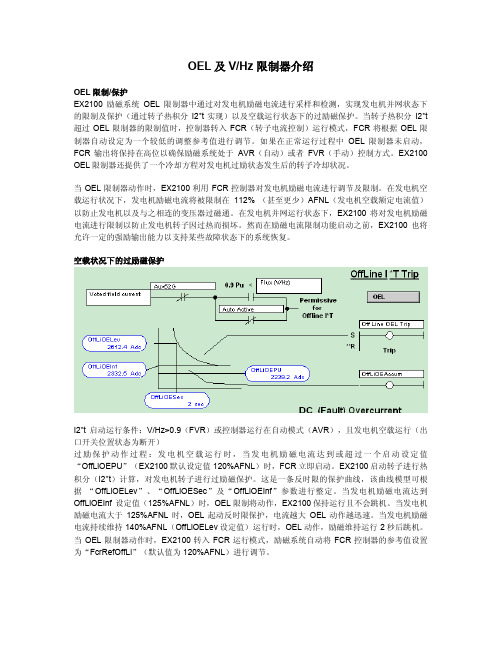 EX2100 OEL 与 VHz 限制器介绍-GE