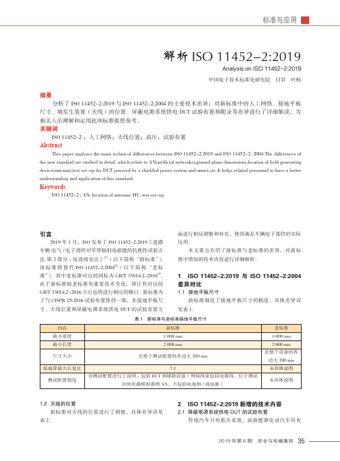解析iso 11452-2:2019