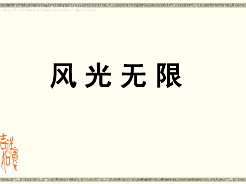 赣美版(江西版)小学五年级下册《风光无限》美术课件