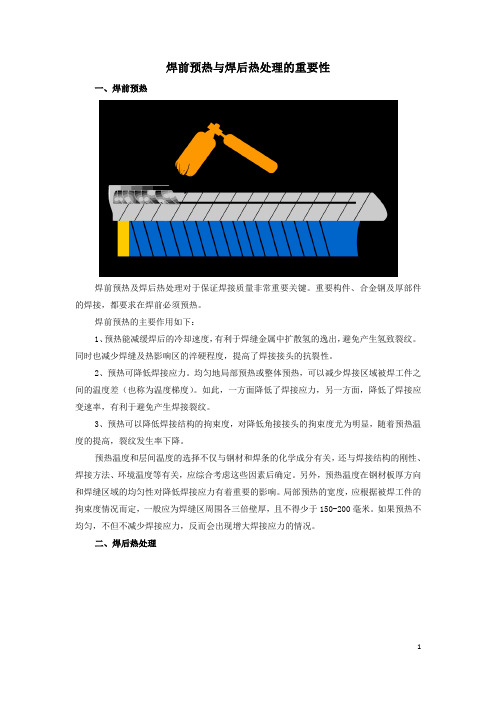 焊前预热与焊后热处理的重要性