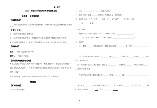 高中历史《罗斯福新政(2)》优质课教案、教学设计