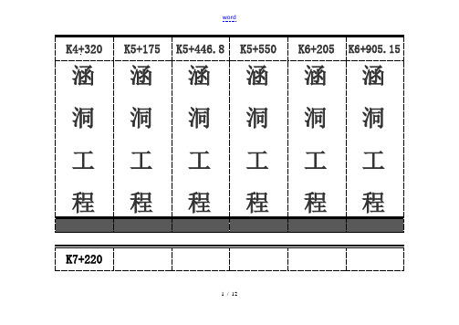 档案盒标签实用模板侧面