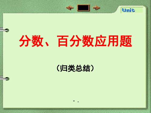 《分数、百分数应用题》认识百分数PPT课件