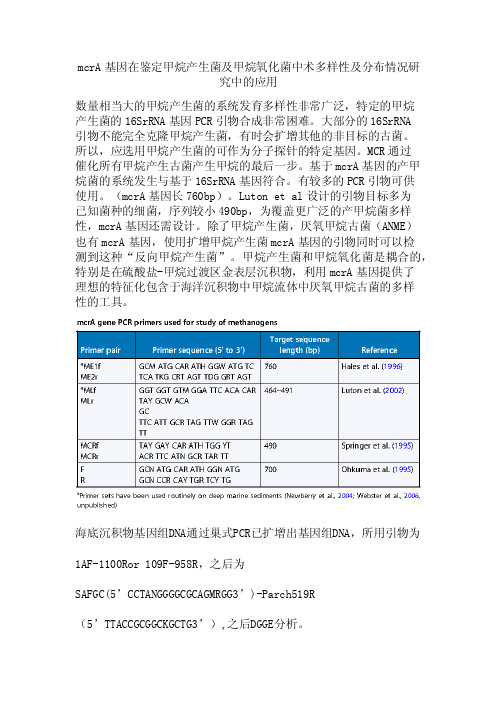 mcr基因——精选推荐