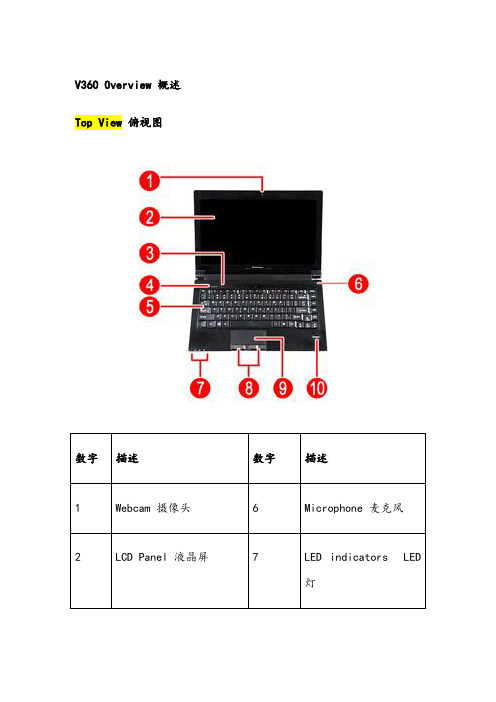 联想V360笔记本拆机攻略