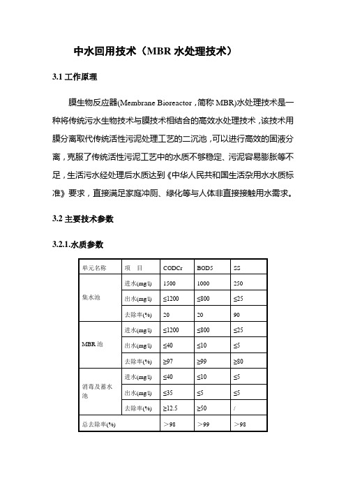 中水处理工艺简介