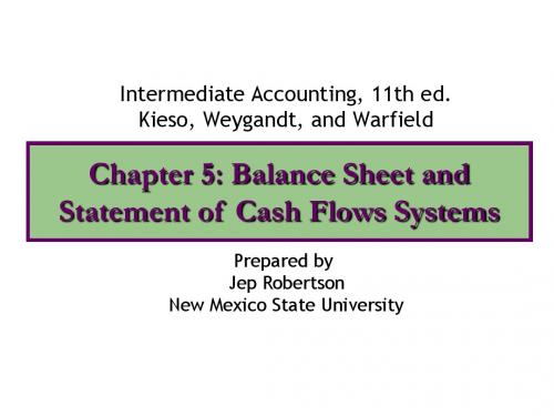 Intermediate Accounting (New Mexico State University)ch05