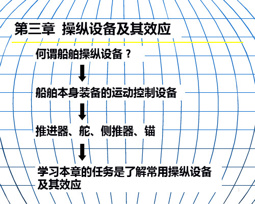 船舶操纵第三章汇总