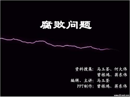 腐败问题