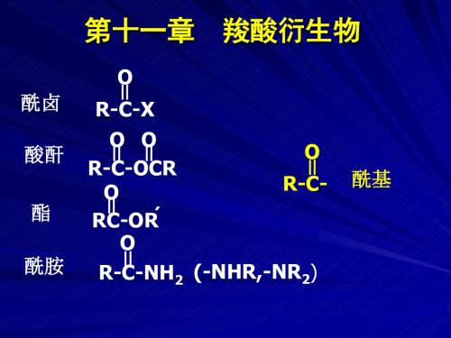 第十一章羧酸衍生物