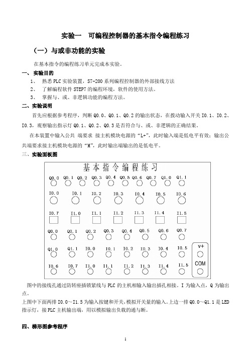 PL C实验