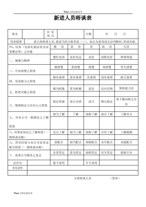 影楼管理指导手册17个表格