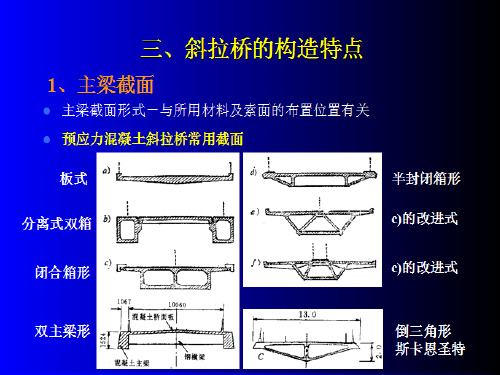 大跨度斜拉桥动力分析与实验斜拉桥的构造特点