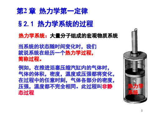 《热学教程》第2 章  热力学第一定律