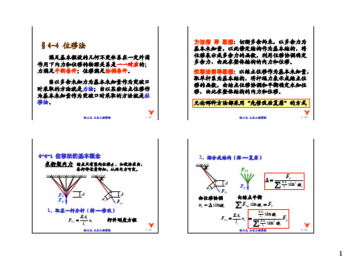 结构力学(I)-位移法