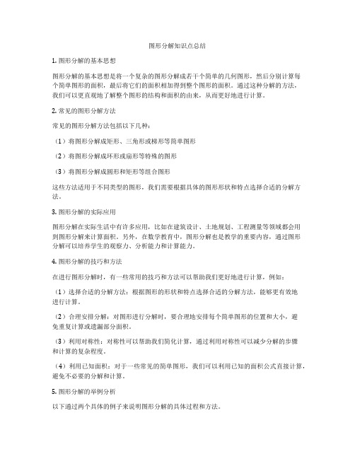 图形分解知识点总结