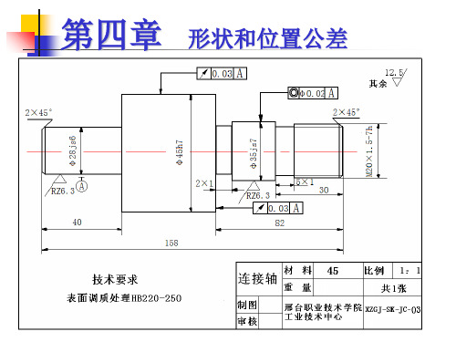 第四章 形状和位置公差