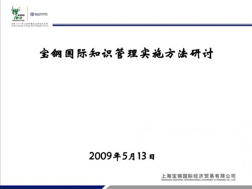 知识管理实施方法研讨-文档资料