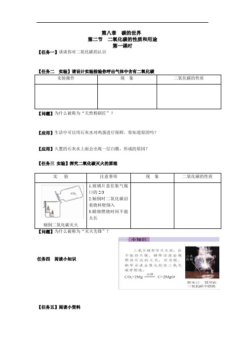 二氧化碳的性质和用途