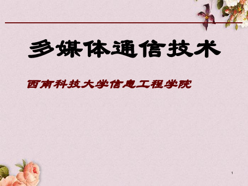 多媒体通信技术培训课程(ppt 90页)