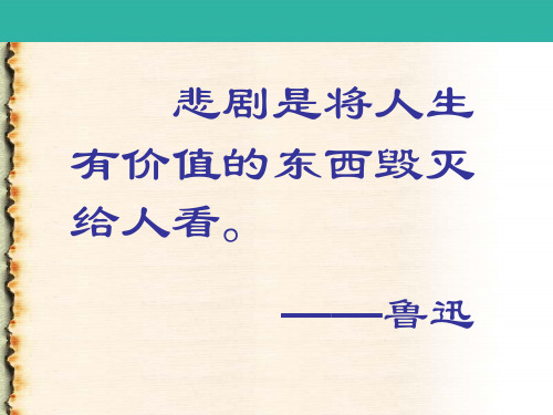 人教版高中语文必修四第一单元第一课《窦娥冤》教学课件-(共46张)