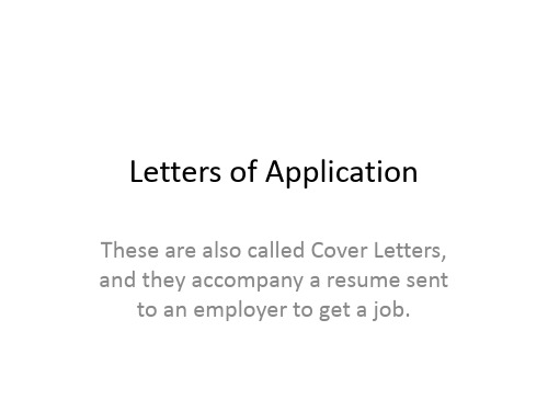 LettersofApplication