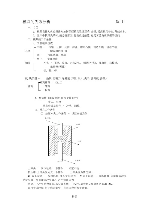 模具的失效分析