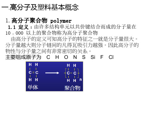 常用塑胶原料特性介绍PPT