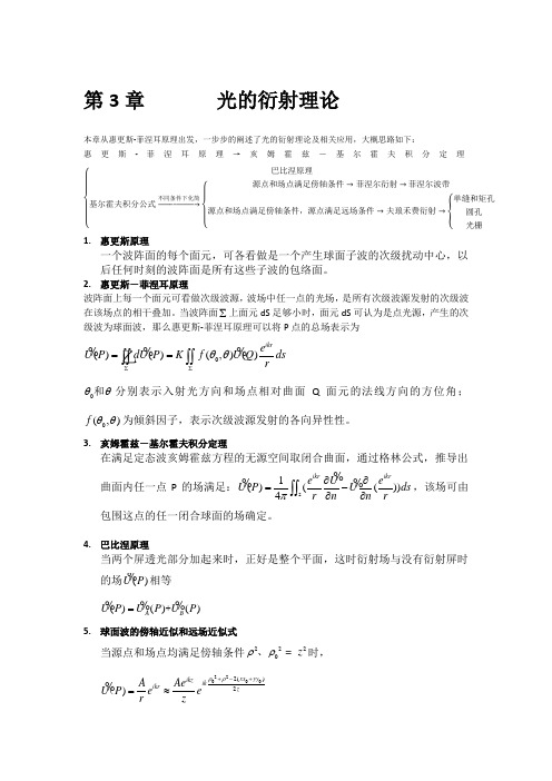 光的衍射理论