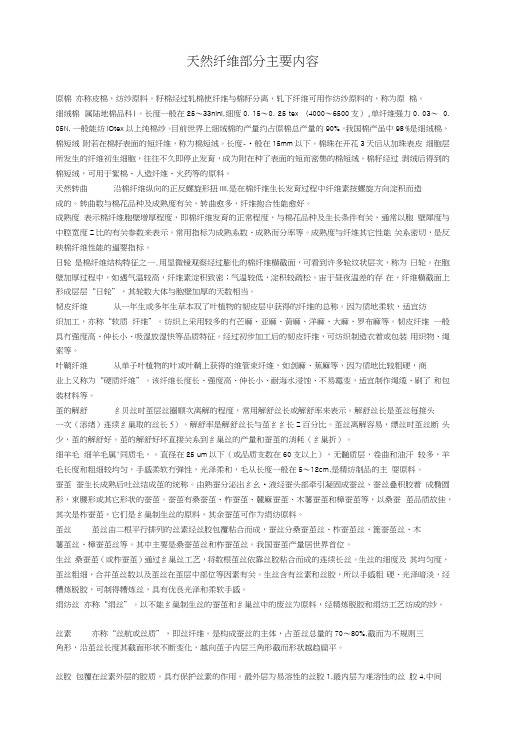 纤维材料学复习参考.docx