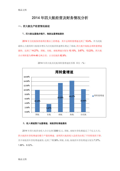 (整理)四大航财务状况分析5.