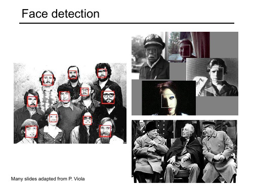 人脸识别Face detectionPPT课件