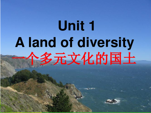 高中英语 Unit1 A land of diversity课件 新人教选修8