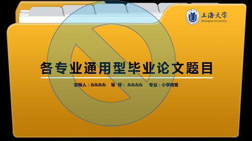 同济大学优秀毕业设计论文答辩经典ppt模板—最新精致导航型(五)