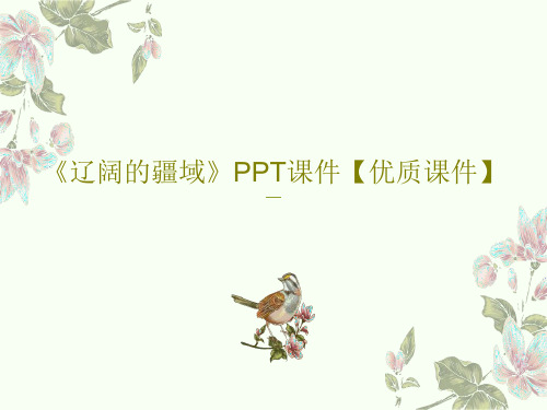 《辽阔的疆域》PPT课件【优质课件】共50页