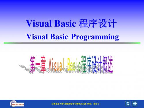 VB程序设计课件第1章-精品文档