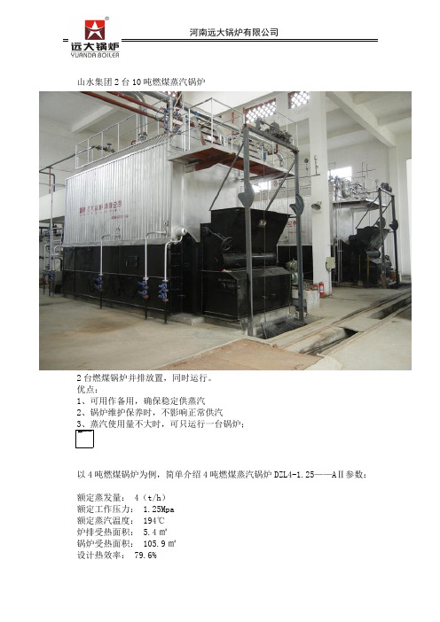 10吨燃煤锅炉