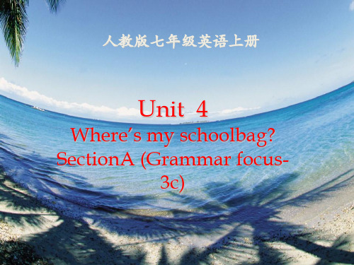 Unit 4  Section A Grammar课件 2022-2023学年人教版七年级英语上册 