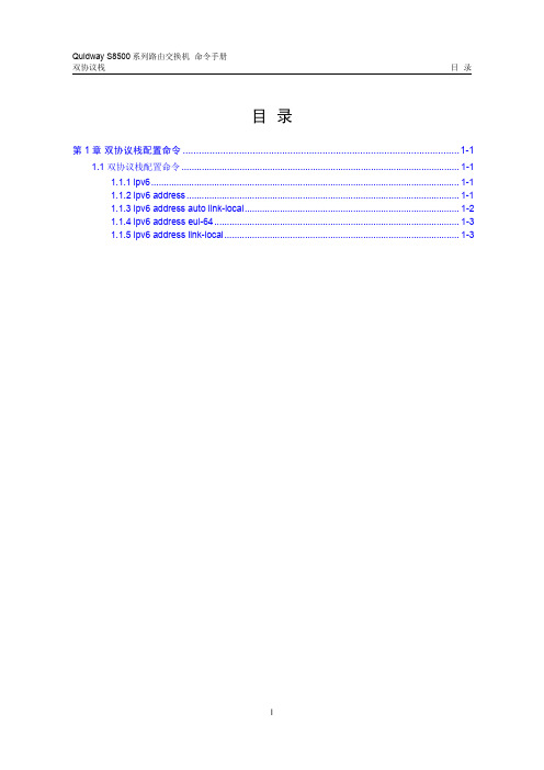 s8500命令手册(V2.00)2-10 双协议栈命令